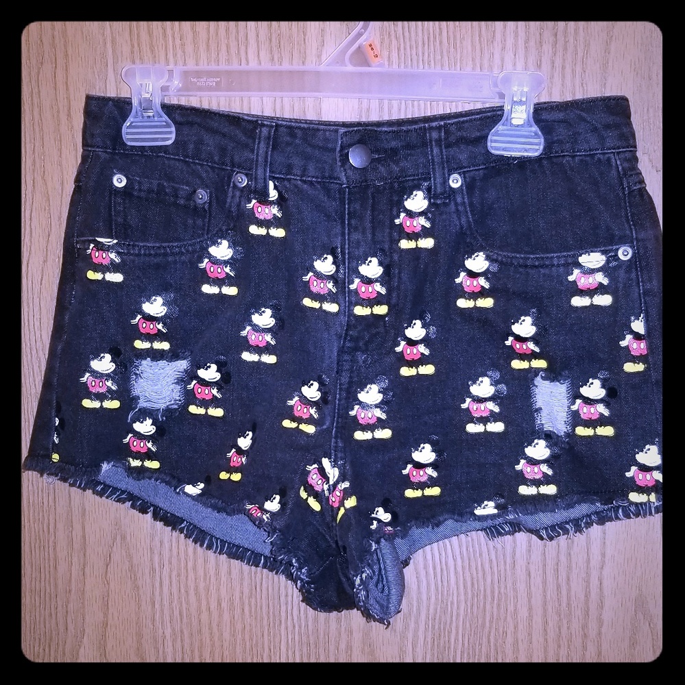 Forever 21 Mickey Mouse Shorts - Size 28
